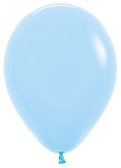 Balloon Latex 11 Inch Fashion Round Light Blue