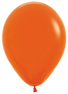 Balloon Latex 11 Inch Fashion Round Orange